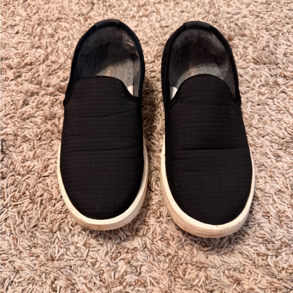 Allbirds Black and White Women’s Slip-On Loafers